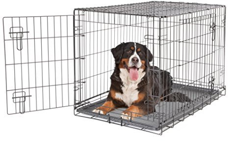 Dogit 2 Door Wire Cage/Home, Black, 122.5 x 74.5 x 80.5 cm
