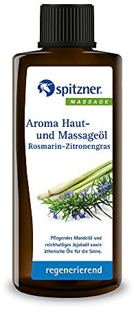 Spitzner Aroma Haut- und Massageöl - Rosmarin-Zitronengras - 190 ml