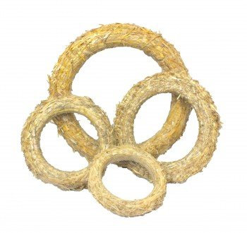 Blumen-Senf 10 Strohkränze 25/4