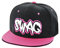 Alsino Snapback Starter Hat Hip Hop Cap Schirmmütze Baseballcap Baseball Mütze Käppi, Variante wählen:Cap-114 Swag schwarz pink
