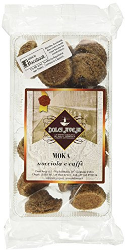 Moka Biscotti al Caffè - Pasticceria Artigianale alle Nocciole - Tradizione Abruzzese -350 gr - Dolci Aveja