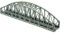 Roco H0 Bahnbrücke 1gleisig Universell (457.2mm x 75mm) Schwarz, Grau, Silber