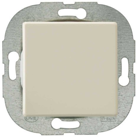 REV Ritter 0500667551 Standard Quadro Aus-/Wechselschalter, cremeweiß