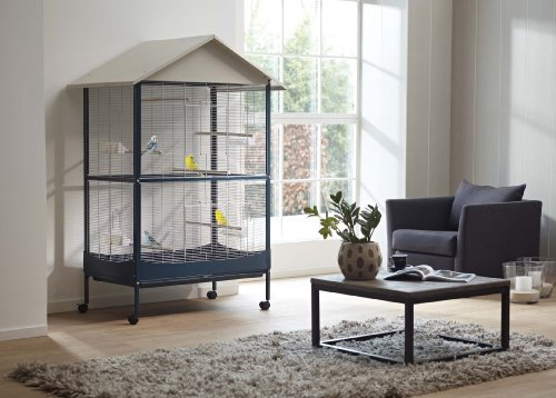 Savic - Volière Double Gite 2 - Pour perruches, Grandes perruches ou oiseaux Exotiques