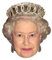 STAR CUTOUTS Ltd - Maschera della Regina Elisabetta II, in cartoncino