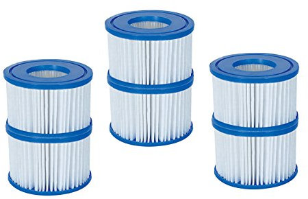 Bestway - Cartuccia di ricambio per pompa filtro spa, tipo VI (confezione da 6) (Coleman)