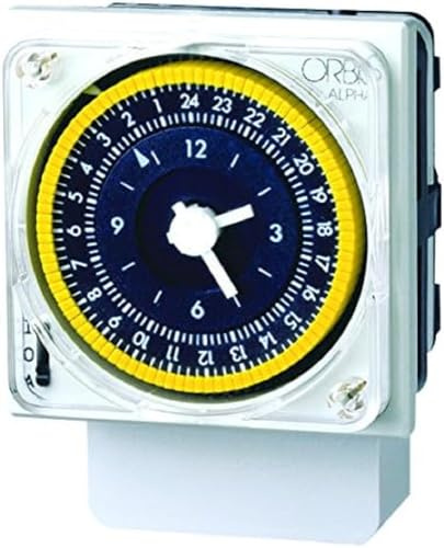 Alpha QRS 12 V. INTERRUPTOR HORARIO ANALOGICO Con RESERVA > 100 HORAS.SEMANAL. 16(4) A
