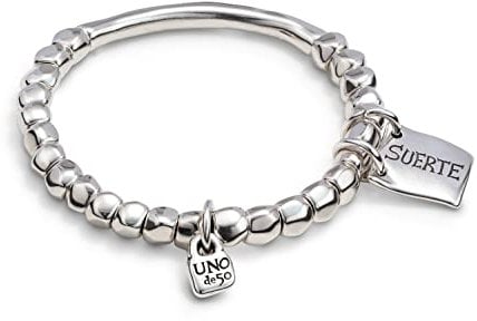 Uno De 50 Damen-Armband Versilbert Leder 18 cm - PUL1210MTL0000M