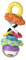Playgro Rassel Super Shaker - Babyrasselball - Rasselball - Kinderrasselball - Rasselball - Motorik - Babyspielzeug - Babymotorik - farbig
