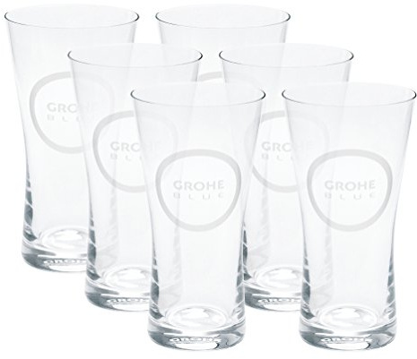 GROHE Blue | 6x GROHE Blue Kristallgläser | Glas | 40437000