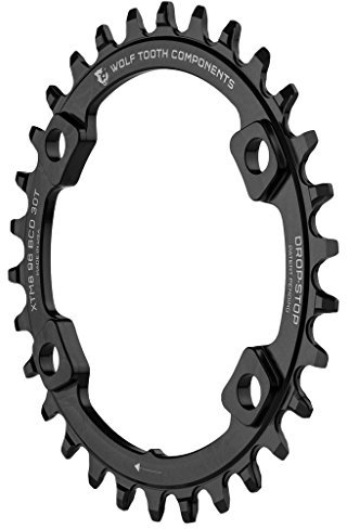 Wolf Tooth 96BCD Drop Stop Chainring for 11-Speed Shimano XT and XTR Cranks (34t, for M8000 XT)