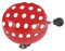 M-Wave Fahrradglocke Ding Dong Ladybird rot 2-Klang Ø 80mm XXL Fahrradklingel