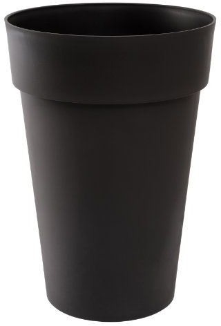 EDA Plastiques 13630 G.ANT SX3 Toscane Blumentopf aus Polypropylen, 46 x 65 cm, Anthrazit