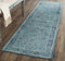 SAFAVIEH Traditionell Teppich für Wohnzimmer, Esszimmer, Schlafzimmer - Vintage Collection, Kurzer Flor, Türkis und Multi, 66 X 244 cm