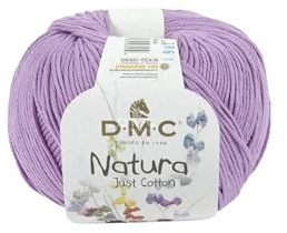 DMC Natura Yarn, 100% Cotton, Malva (N31), 50g