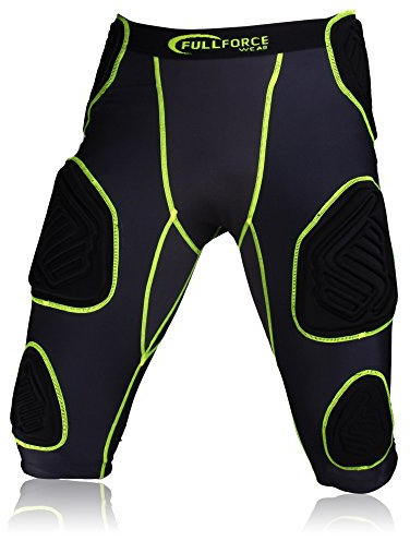Full Force Football Unterhose Shocc Lite 7 Pad, bk/kg, M