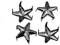 Trimming Shop Star Nieten Klaue Nieten, Nailhead Punk Dekorativ Handpresse Spikes für DIY, Scrapbooking, Gothic & Mode Zubehör,10mm,Rotguss,50pcs
