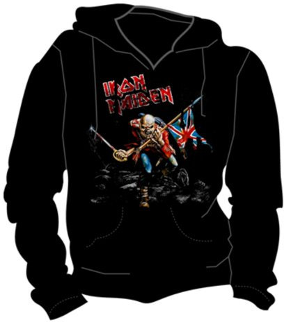Iron Maiden Trooper Black Pullover Hoody