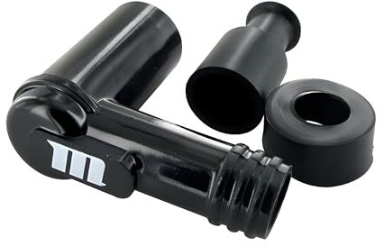 Zündkerzenstecker Motoforce, Kunststoff, 90°, schwarz