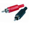 Vivanco 8/05 2St. -n RCA Noir, Rouge Adaptateur de Cable – Adaptateur pour Cable (RCA, Male Connector/Male Connector, Noir, Rouge, 2 pièce (s))