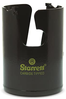 Starrett Tungsten Carbide Tipped Holesaw - MPH0178 Multi Purpose Cut TCT Hole Saw Cutter - For Wood MDF Plastics Ceramic Wall Tiles - 48mm