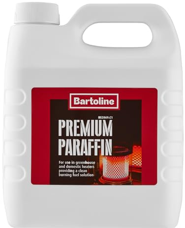 Bartoline Premium Paraffin 4L – Clean-Burning Fuel for Greenhouse & Domestic Heaters Low Sulphur Odour-Reduced Kerosene for Reliable Heating