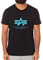 Alpha Industries Herren Basic T-Shirt,Schwarz (Black/Blue 93), Small