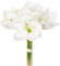 Gasper Kunstblume Amaryllis 32 cm. Bund mit 3 Amarillis. Weiß Weiss -40