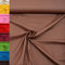MAGAM-Stoffe Sophie Baumwollstoff Uni 100% Baumwolle Oeko-Tex Meterware 50cm (39. Rehbraun)