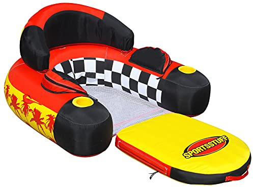 Sportsstuff Siesta Lounge, Floatable Lounge, Heavy-Gauge PVC Bladder, Heavy-Duty Nylon Cover