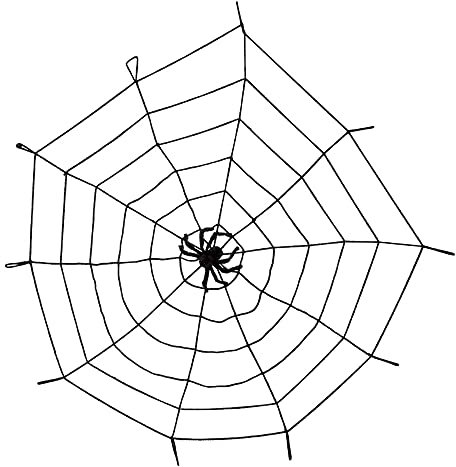 Boland 74475 - Elastisches Spinnengewebe mit Spinne, circa 150 cm