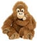 Uni-Toys - Orang-Utan mit Baby, sitzend - 30 cm (Höhe) - Plüsch-AFFE - Plüschtier, Kuscheltier