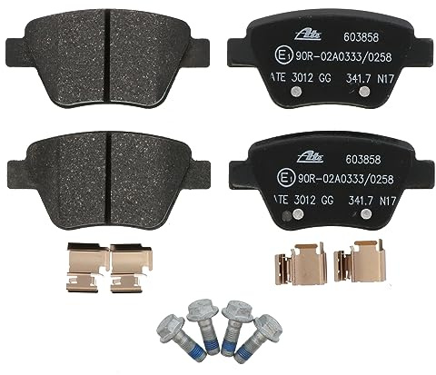ATE 13.0460-3858.2 Bremsbelagsatz, Scheibenbremse | Kompatibel mit: AUDI A1, A1 Sportback, A3, A3 Cabriolet, A3 Sportback, SEAT ALTEA, ALTEA XL, LEON, SKODA OCTAVIA II