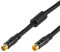Vivanco Antennenkabel (110 dB) 1,5 m schwarz
