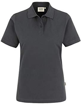 HAKRO Damen Polo-Shirt „Top“ 224 - anthrazit - Größe: 3XL