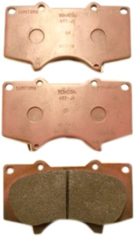 JAPANPARTS PA-205AF Bremsbelagsatz Bremsbeläge Vorne Kompatibel mit MITSUBISHI PAJERO IV V8W, V9W