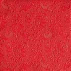Ambiente - Cocktail Servietten - Elegance - geprägt - 25x25cm - 15 Stück (Rot - 5515)