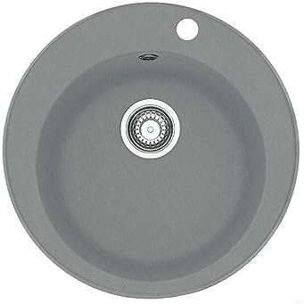 Franke Pamira ROG 610 – 41 pietra grigio granito cucina lavandino rotondo bacino lavello da incasso