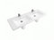 Villeroy & Boch Doppelwaschbecken Subway 7175D0 130x47cm mittlere Hahnloch durchgest mit Überlauf we