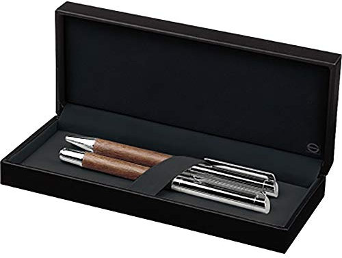 Senator S-066252204000 Schreibset Tizio, Metall, Füllhalter und Kugelschreiber, blau