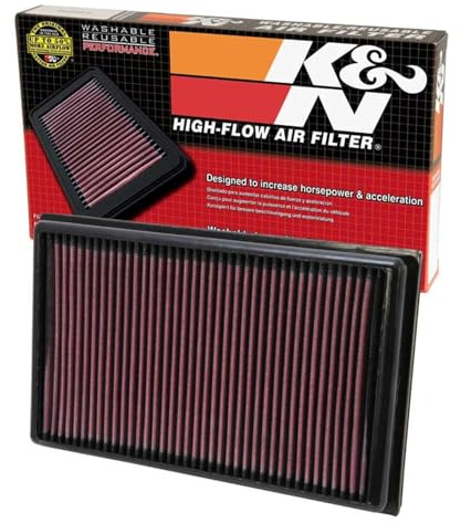 K&N Engine Air Filter: High Performance, Premium, Washable, Replacement Filter: Compatible with 2012-2016 CHEVROLET (Impala, Impala Limited, Limited Police), 33-2475