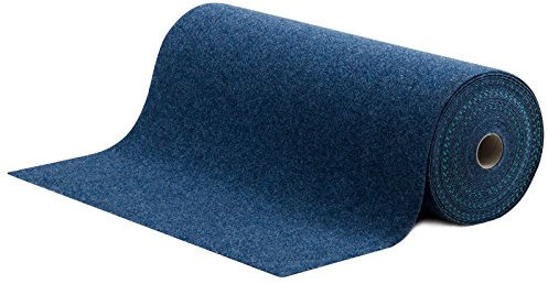 Rasenteppich/Kunstrasen Farbwunder Royal - Zuschnitt nach Maß - denim blau - 200x600cm