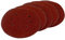 FERM Set de 5 papiers abrasifs 180mm, pour polisseuse
