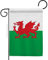 Wales Garten Flagge 33 x 47 cm
