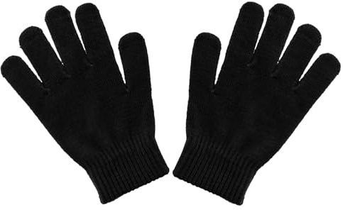 Motique Accessories Ladies Gloves Magic Knit Gloves for Women, Black