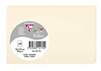 Clairefontaine 1417C 25 Karten Pollen 82x128mm 210g Elfenbein