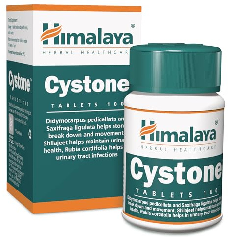 Himalaya Herbals Cystone Herbal Food Supplement Helps Ensure Normal Functioning of Urinary Tract for Urinary Health | Active Herbs Bring Comfort, 100 Capsules