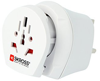 SKROSS® Combo World to UK: Reiseadapter für Reisen aus der ganzen Welt in Länder, die den britischen oder den Schuko-Standard verwenden