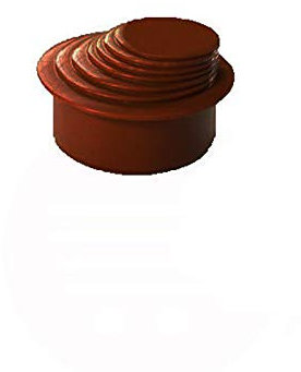 HT KG Rohr Reduzierverbinder Mehrstufig Ø 63-100 mm braun Reduktion Ø 110 DN 100 Reduzierstück (MKKRRWBR) Übergang Rinnenfallrohr Minderer