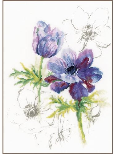 Anemones Cross Stitch Kit